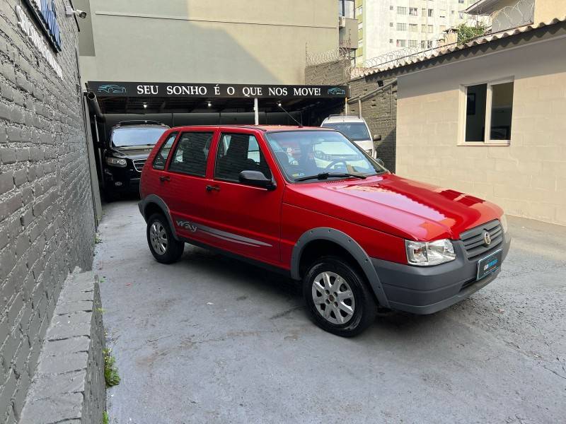 FIAT - UNO - 2009/2010 - Vermelha - R$ 25.900,00
