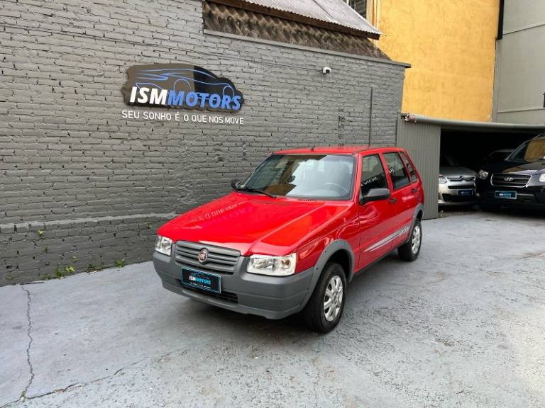 FIAT - UNO - 2009/2010 - Vermelha - R$ 25.900,00